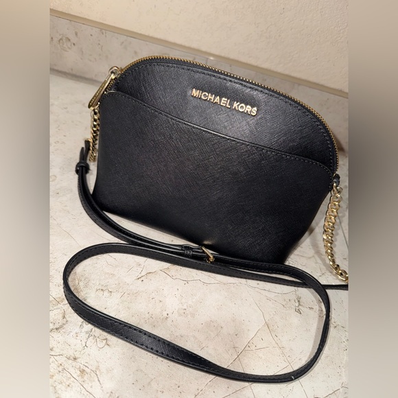 Michael Kors Black & Gold Crossbody - Picture 15 of 15